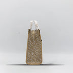 DKNY Canvas Box Bag - Apricot Trim