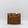 DKNY Canvas Box Bag - Brown Trim