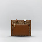 DKNY Canvas Box Bag - Brown Trim