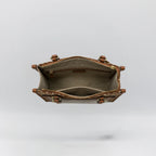 DKNY Canvas Box Bag - Brown Trim