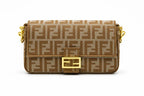 Fendi Baguette Shoulder Crossbody Bag - Khaki