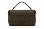 Fendi Baguette Shoulder Crossbody Bag - Taupe