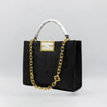 Fendi Roma 3 Strap Tote Bag - Black