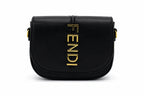 Fendi Moonlight Saddle Bag - Black