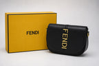 Fendi Moonlight Saddle Bag - Black
