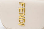 Fendi Moonlight Saddle Bag - White