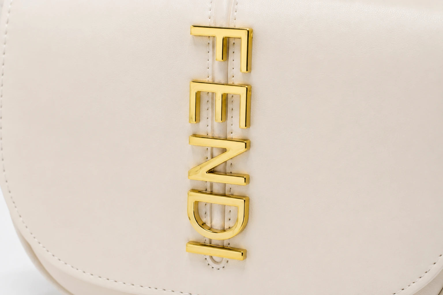 Fendi Moonlight Saddle Bag - White
