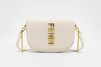 Fendi Moonlight Saddle Bag - White