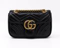 Gucci GG Marmont Mini 16.5 Shoulder Bag - Black