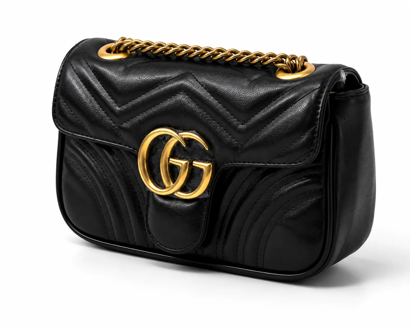Gucci GG Marmont Mini 16.5 Shoulder Bag - Black