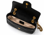 Gucci GG Marmont Mini 16.5 Shoulder Bag - Black