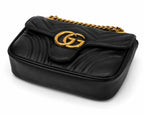 Gucci GG Marmont Mini 16.5 Shoulder Bag - Black