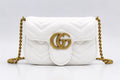 Gucci GG Marmont Mini 16.5 Shoulder Bag - White