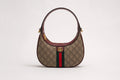 Gucci Half-Moon GG Chain Bag - Beige