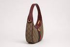 Gucci Half-Moon GG Chain Bag - Beige