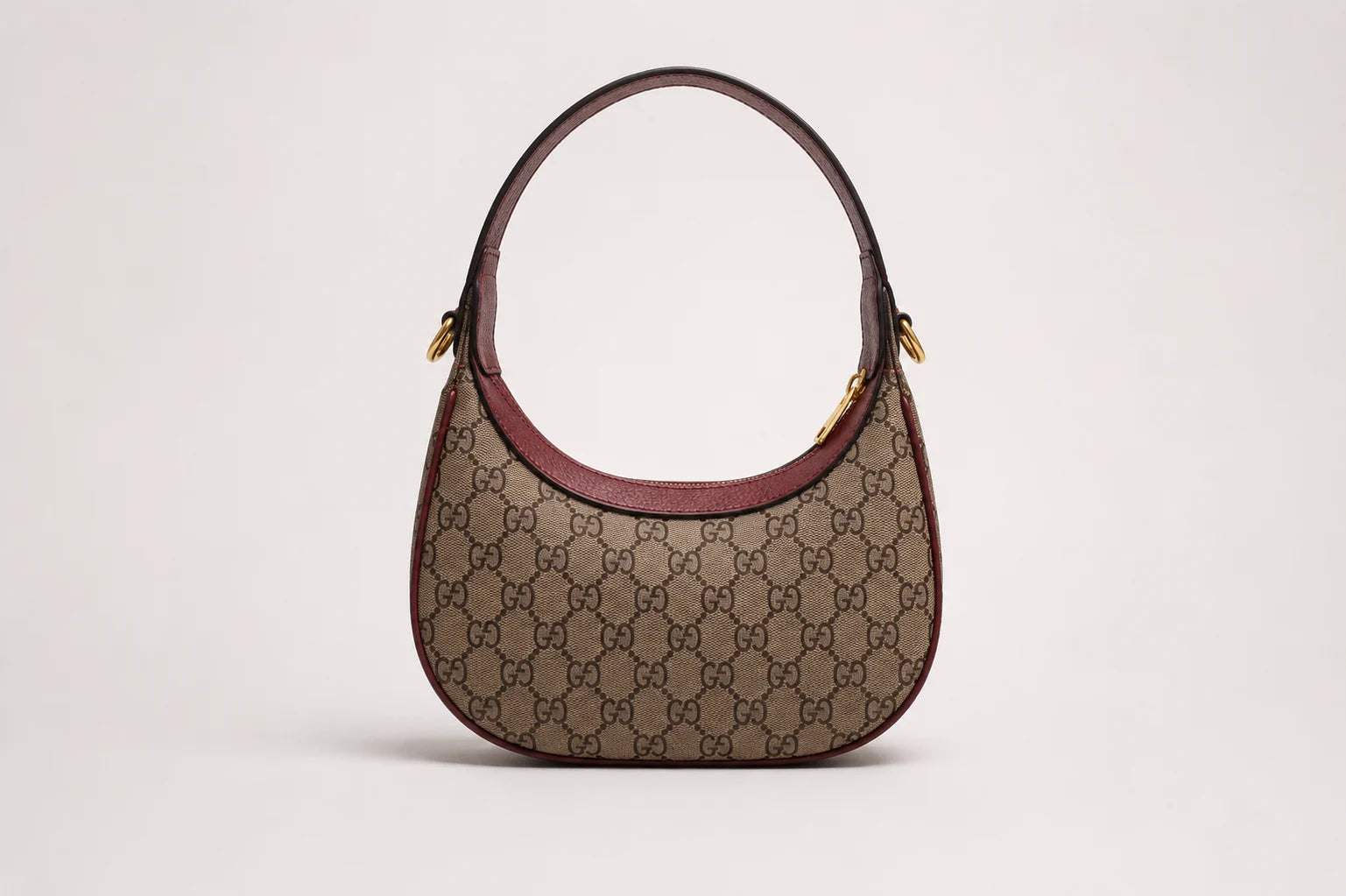 Gucci Half-Moon GG Chain Bag - Beige