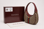 Gucci Half-Moon GG Chain Bag - Beige