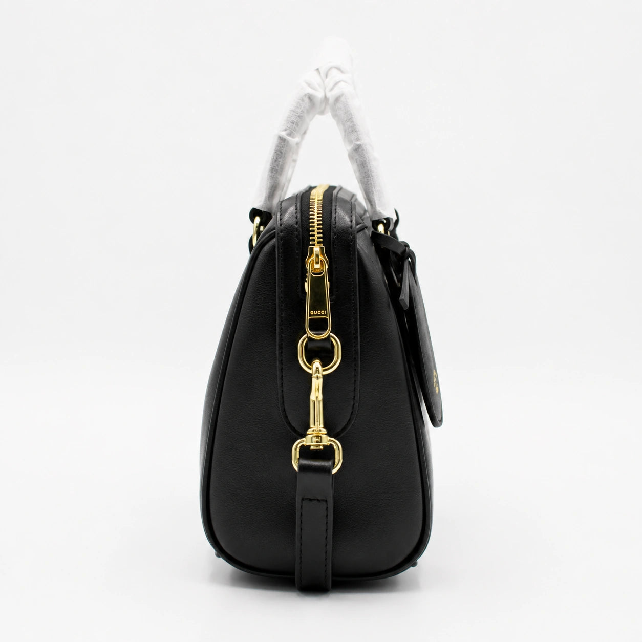 Gucci Horsebit 1955 Medium Boston Bag Top Handle Crossbody With Web Stripe