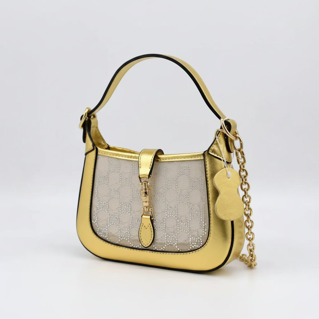 Gucci Jackie Mini Bag - Golden