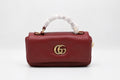 Gucci Milano Top Handle Bag - Maroon