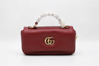 Gucci Milano Top Handle Bag - Maroon