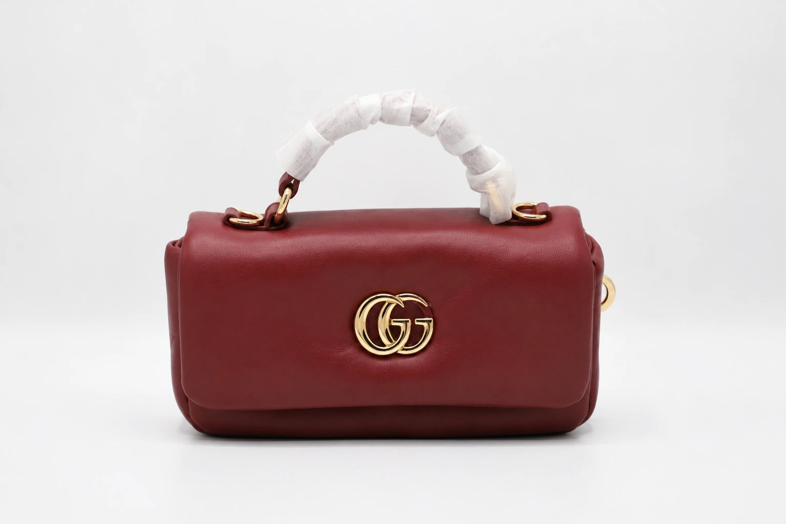 Gucci Milano Top Handle Bag - Maroon