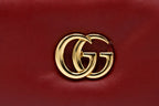 Gucci Milano Top Handle Bag - Maroon
