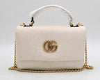Gucci Milano Top Handle Bag - White