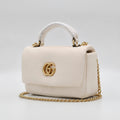 Gucci Milano Top Handle Bag - White