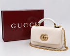 Gucci Milano Top Handle Bag - White