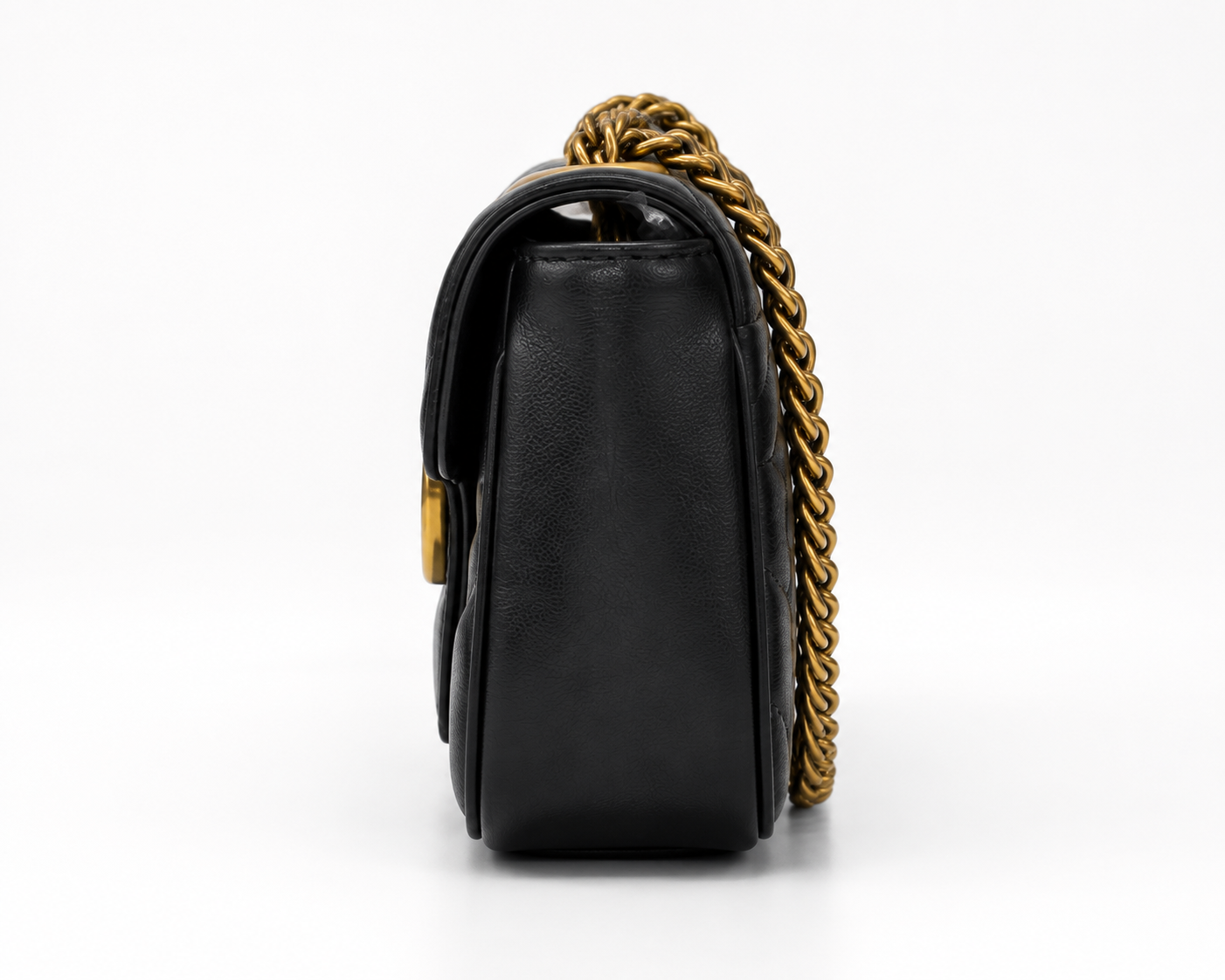 Gucci Small GG Marmont 22 Shoulder Bag - Black