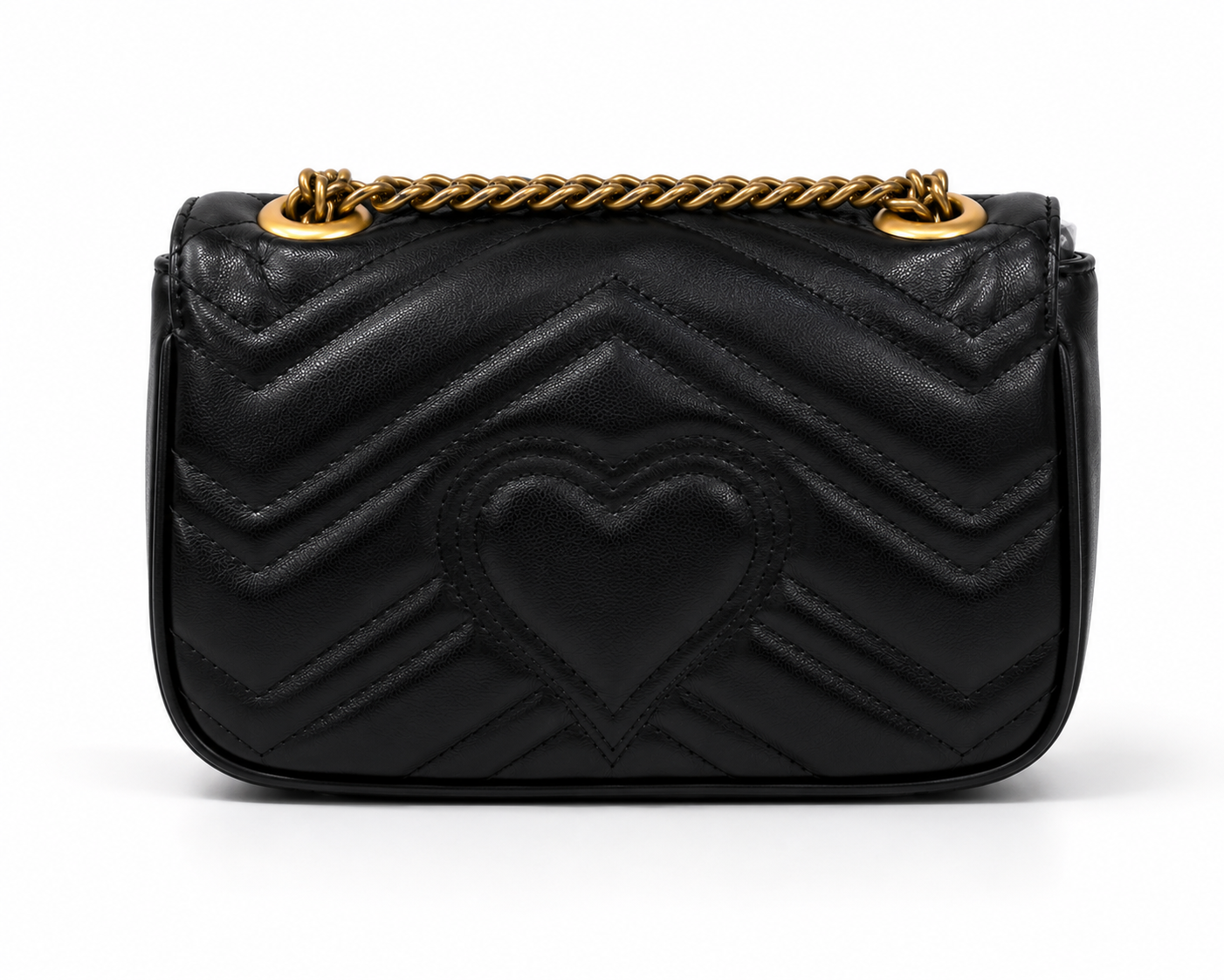 Gucci Small GG Marmont 22 Shoulder Bag - Black
