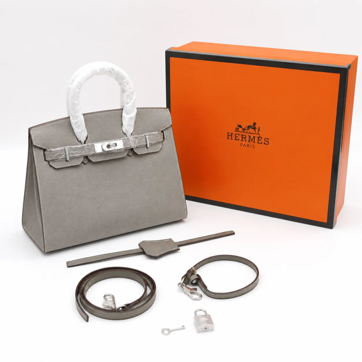 Hermes Birkin 30 Bag - Grey