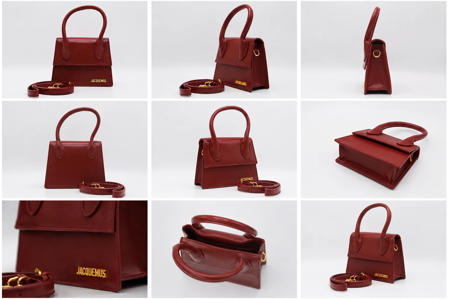 Jacquemus Bag - Burgundy Leather