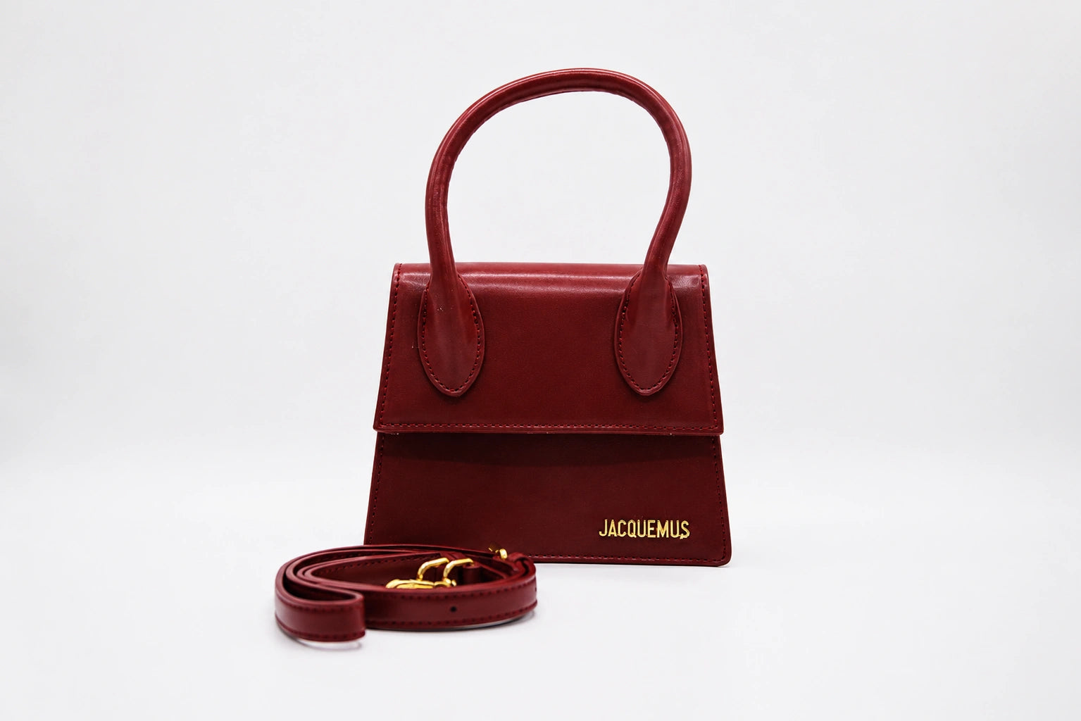 Jacquemus Bag - Burgundy Leather