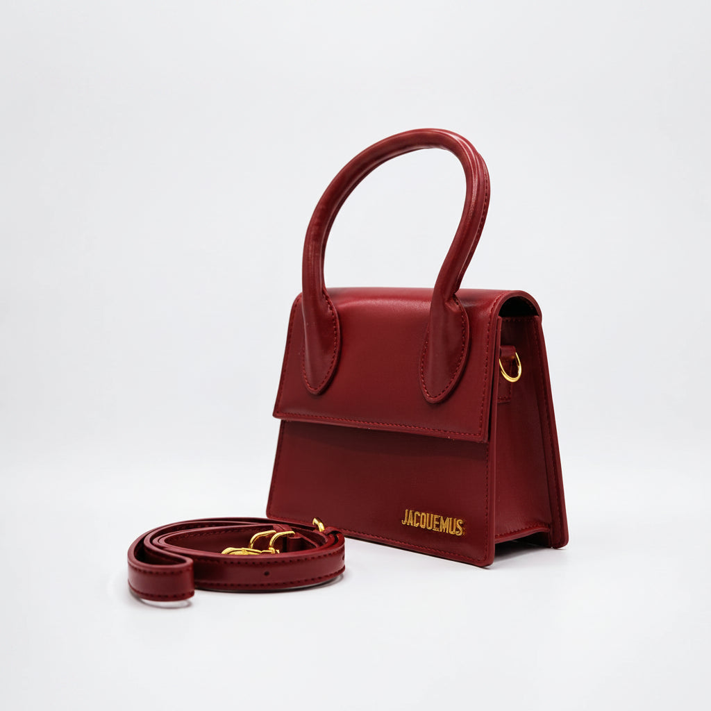 Jacquemus Bag - Burgundy Leather