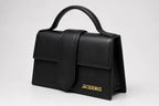 Jacquemus Bambino Top Handle Bag - Black Leather