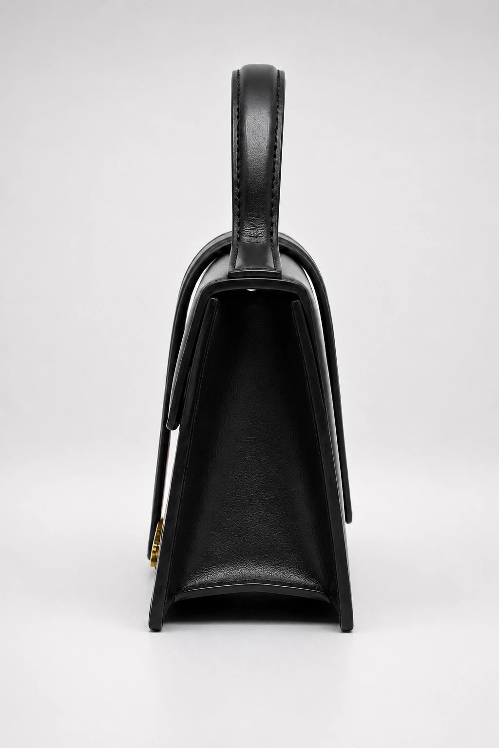 Jacquemus Bambino Top Handle Bag - Black Leather