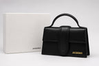 Jacquemus Bambino Top Handle Bag - Black Leather