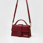 Jacquemus Bambino Top Handle Bag - Wine Leather