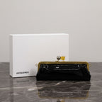 Jacquemus The Salon Clutch Bag - Coffee