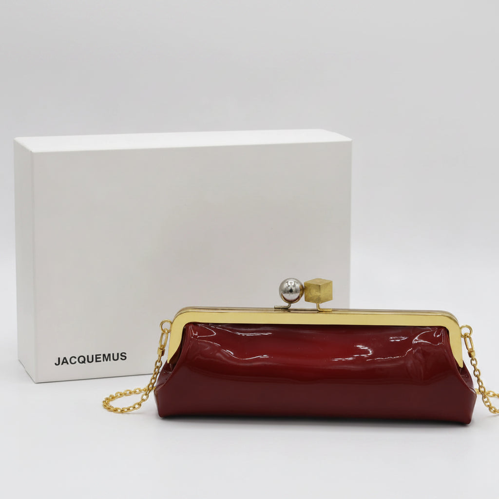 Jacquemus The Salon Clutch Bag - Red