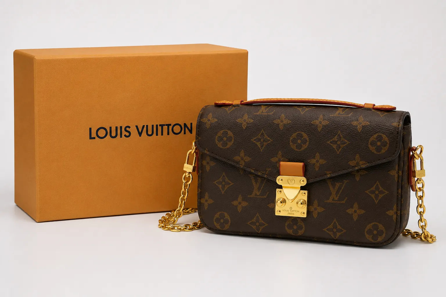 Louis Vuitton Empreinte Monogram Giant Pochette Metis - Brown Flower
