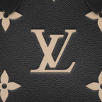 Louis Vuitton Onthego MM Bag - Black Beige