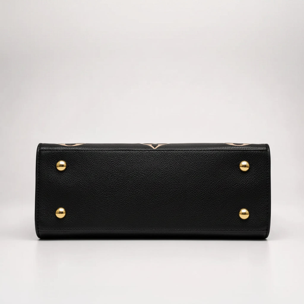Louis Vuitton Onthego MM Bag - Black Beige
