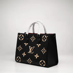 Louis Vuitton Onthego MM Bag - Black Beige