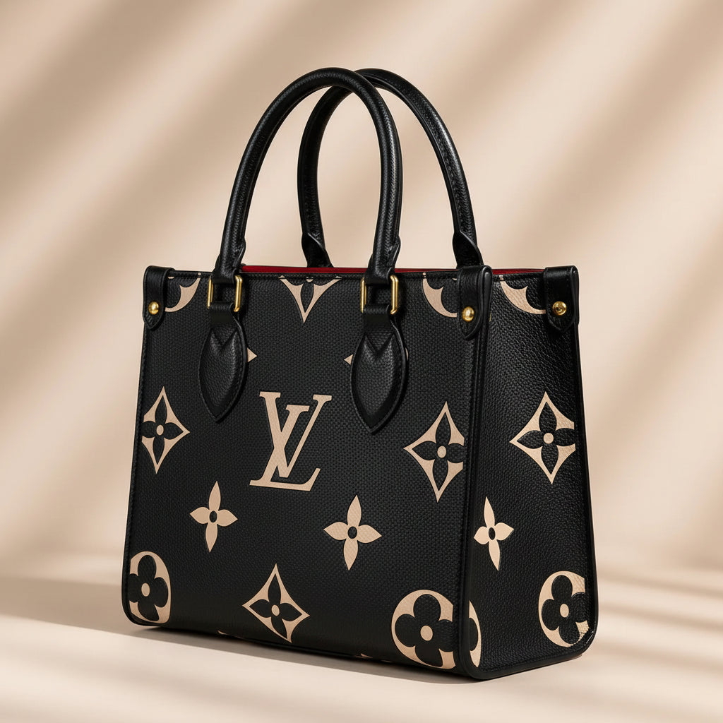 Louis Vuitton Onthego PM Bag - Black Beige