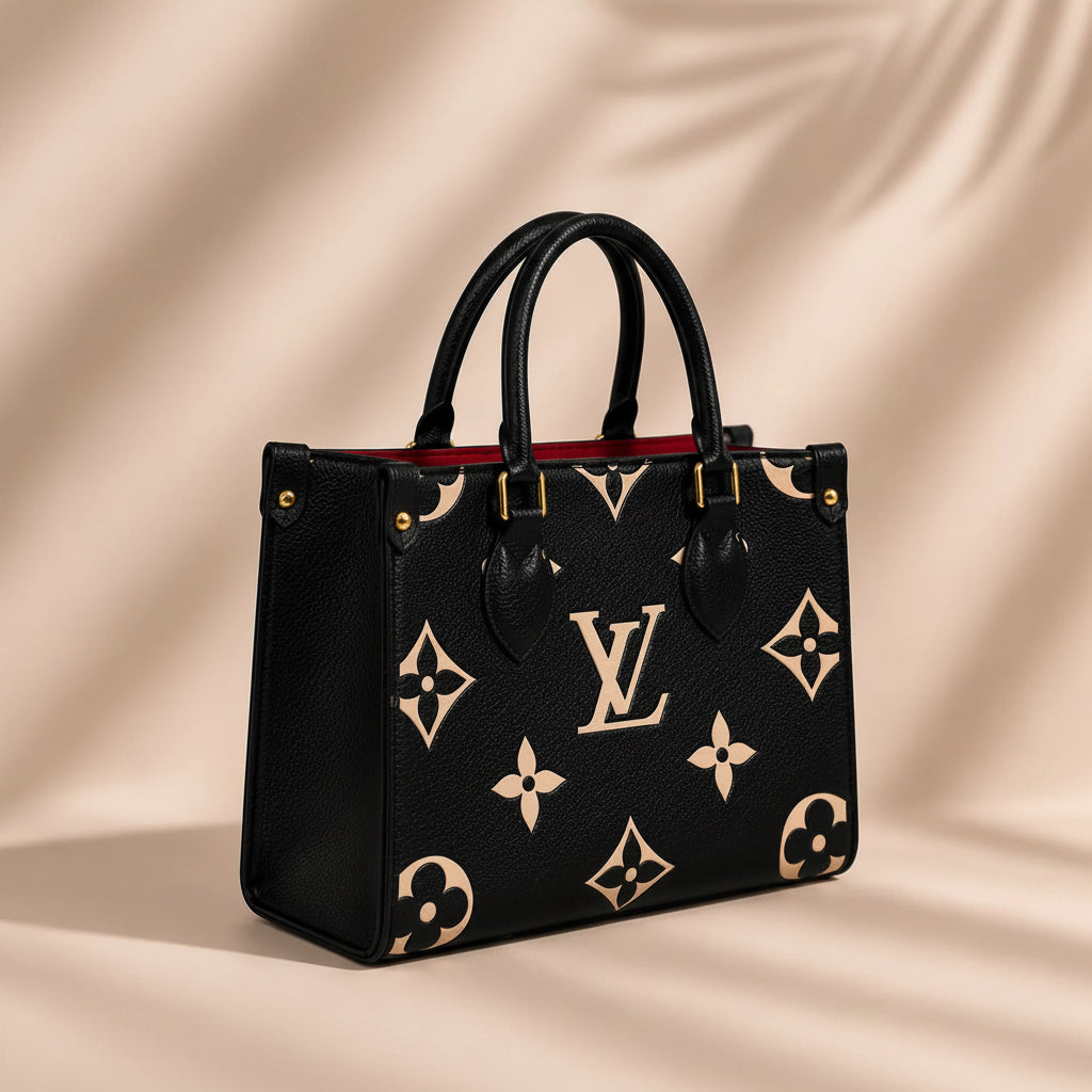 Louis Vuitton Onthego PM Bag - Black Beige