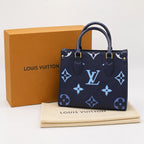 Louis Vuitton Onthego PM Bag - Navy Blue