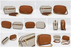 Michael Kors Jet Set Signature Bag - Brown Beige
